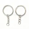 Chaveiro com corrente pendente, disponível em vários tamanhos; chaveiro combinado com corrente e argola; acessórios de ferragem para chaveiros de brinquedo