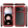 Funda Metálica Tipo Tanque para Teléfono Móvil Apple 14, Triple Protección, Sellada Anti-Caídas y Anti-Polvo, Funda Protectora para iPhone 17 Pro Max
