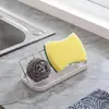 Estante para Jabón de Acero Inoxidable Estante de Drenaje para Encimera de Baño Estante Creativo de Alta Gama para Almacenamiento de Jabón para Baño Hogareño Venta al por Mayor