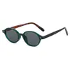Gafas de Sol de Moda Retro Redondas con Clavos de Arroz Marco Pequeño Propionato de Celulosa Pin Gafas de Sol Neutras