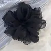 Diadema Grande de Malla con Lunares Estilo Coreano, Dulce y a la Moda, Accesorio para el Cabello Versátil de Gama Alta para Niñas