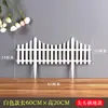 Cerca de Plástico Cerca Canteiro de Flores Cerca Pastoral Pequena Cerca Pátio Interno Branco Jardim de Infância Decoração de Natal Cerca
