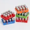 Miniatura Comida Juego Escena de Supermercado Adornos Botella de Bebida Simulación Bandeja de Refrescos Juguetes para Casa de Muñecas Casa de Juego