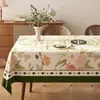 Mantel de Estilo Étnico Bohemio, Resistente al Calor, Impermeable, Chenilla, Cubierta de Mesa de Gama Alta, Mantel para Mesa de Café