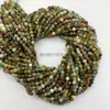Cuentas sueltas redondas facetadas de jade natural australiano de 3 mm, accesorios para joyería DIY, hechas para pulsera, collar, semiacabado, venta al por mayor