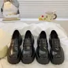 Zapatos Pequeños de Cuero Estilo Británico para Mujer, Nuevos Zapatos de Primavera, Otoño e Invierno 2025 para Mujer, Mocasines Negros de Suela Gruesa sin Cordones JK