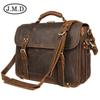 Jiameda retrô selvagem louco cavalo mensageiro bolsa mensageiro fábrica direta cross-border novo saco de computador dos homens