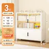 Estantería de Acero para Uso Doméstico Estantería para Niños Gabinete de Almacenamiento para Sala de Estar con Puerta Gabinete de Almacenamiento de Pie a Prueba de Polvo Vitrina de Hierro Forjado