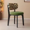 Silla Nórdica Moderna Minimalista para el Hogar de Madera Maciza Silla con Respaldo de Diseño Italiano de Lujo Ligero Silla de Comedor para Apartamento Pequeño