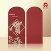 Produção profissional de envelopes vermelhos Bolsa vermelha criativa Ano Novo Envelope vermelho de Ano Novo Douramento publicidade selo de lucro fabricação