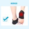 Cubrepies con tacón para hombre y mujer Cubierta protectora Fuente Tacón con tacón Fabricantes de almohadillas para pies Calcetines Calcetines negros y rojos Cálido Verano