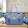 Bolsa de viaje para mujer, plegable, para viajes cortos, portátil, capacidad extragrande, ligera, adecuada para viajes y viajes de negocios, bolsa de almacenamiento de equipaje