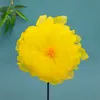 2025 Diseño Original Hecho a Mano Grande Color Dopamina Peonía Flor Caliente Pasador de Pelo Maquillaje Tocados Hanfu