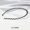 Diadema 2023 Nueva Moda Simple Japonesa y Coreana para Hombres y Mujeres Antideslizante Deportiva Ondulada Diadema Plástica con Dientes Pasador