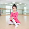 En Stock Calcetines para Niños Primavera, Verano y Otoño 80D Cable de Acero Calcetines de Baile Calcetines de Terciopelo para Niñas de Cintura Media con Pies Venta al por Mayor
