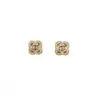 Pendientes de botón de trébol de cuatro hojas estilo chino nuevo con pasador de plata de ley S925 2026 Nuevo estilo popular de nicho temperamento pendientes versátiles de lujo ligero