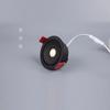 Un montón de focos empotrables ultra delgados de ángulo pequeño 3W antideslumbrantes de ambiente 3 grados 8 grados 15 grados para mesa, mesita de noche, downlight