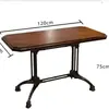 Cabine de sofá de bar estilo americano, bar de uísque vintage, bar de luzes, cafeteria, personalização de conjunto de mesa e cadeira para restaurante temático ocidental