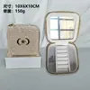 Nuevo Set de Bolsa para Perfume, Algodón Espacial Blanco, Súper Suave, Bolsa Portátil para Almacenamiento de Cosméticos, Neceser