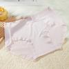 Tejido Cepillado de Alta Elasticidad Cintura Media Transpirable Nude Sin Costuras Ropa Interior para Niñas 7A Entrepierna Antibacteriana Pantalones Cortos Triángulo para Mujer Talla Grande