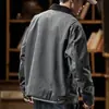 Chaqueta Pesada Americana para Hombre Primavera y Otoño 2026 Nueva Retro Guapo Ropa de Trabajo Acolchada Marca de Moda Superior