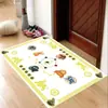 Alfombra de terciopelo rojo cristal transfronteriza, tapete para piso, tapete de seguridad para entrada y salida, tapete de chismes, tapete para pies, tapete de entrada, tapete antideslizante