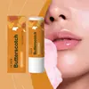 Bálsamo Labial Hidratante, Lubricante y Brillante Ouhoe Caramelo con Leche, Labios Suaves y Blandos