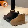 Sapatos Birkenstock com Solado Grosso Aumentadores de Altura 2026 Botas de Moda Tendência Botas de Cano Curto Antiderrapantes Quentes de Algodão Para Pessoas Baixas Bordado de Inverno