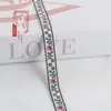 Cinta Jacquard Floral Estrecha de 1 cm para Textiles del Hogar, Decoraciones de Ventanas, Decoración de Ropa, Accesorios de Encaje Hechos a Mano para DIY G3500