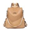 Mochila Transfronteiriça Bolsa Feminina 2025 Nova Moda Simples Grande Capacidade Costura Mochila Feminina Mochila Escolar Estudante Feminina