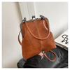 Bolso Nuevo para Mujer Bolso de Mano Bolso de Hombro Bolso Cruzado Bolso de Pinza Vintage Británico Bolso Grande