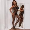 Body de Malha Jacquard Borboleta Estilo Europeu e Americano com Laço Sexy, Uniforme Atraente Sem Alças Cruzado Amor 9039