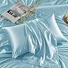 Funda de almohada de seda helada de tres ardillas Funda de almohada simulada de comercio exterior Funda de almohada para núcleo de almohada de verano
