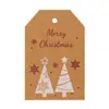 Tarjeta de Etiqueta de Regalo de Navidad, Postal de Navidad, Tarjeta Postventa, Tarjeta de Etiqueta de Papel Kraft, Etiqueta de Papel Kraft