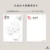 Postal Mapa de las 34 Provincias y Ciudades Nacionales Tarjeta Coleccionable de Sellos de Viaje Dibujo a Mano para Colorear 2 en 1 Cultural y Creativo al por Mayor