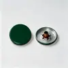 Botones de presión metálicos de colores con acabado de pintura en aerosol plano para chaquetas, cortavientos y chaquetas de plumas, Botones decorativos con paneles de aleación de zinc