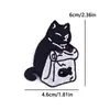 Parches Bordados de Animales Lindos Tianyino, Exclusivamente para Ventas Transfronterizas, Parches Bordados de Gato de Dibujos Animados, Accesorios para Ropa