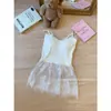 Señora [Rayón con Almohadilla en el Pecho] Deseo Puro Chica Caliente Camisola de Encaje Blanco para Mujer Capa Base de Verano para Vestir