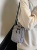 Comercio Exterior Lona Japonesa Bolsa Pequeña Mujer 2025 Nueva Casual Simple Hombro Cruzado Bolsa Niche Moda Bolsa para Teléfono Móvil