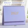 Calendario de Escritorio de Papel Año de la Oveja 2027 Calendario de Escritorio Personalizado para Oficina Fresco Simple Adorno de Calendario Plan de Registro de Autodisciplina Calendario de Escritorio