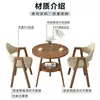 Juego de mesa y sillas de recepción para ocio, mesa de reunión de oficina de combinación de doble capa, mesa de centro pequeña, mesa de comedor para cafetería y tienda de té con leche, mesa redonda pequeña para uso doméstico