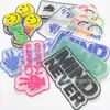 Parche de Plástico Suave Luminoso con Cara Sonriente Nuevo Transfronterizo para Niños Accesorios de Moda para Zapatos y Sombreros