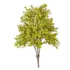 Plantas verdes artificiales, bambú de la suerte grande de cuatro ramas, hierba de áloe, decoración del hogar, escaparate, paisajismo, abeto grande de cuatro ramas, dragón sobre el río
