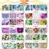 Explosiones transfronterizas Arte de uñas navideño lentejuelas mixtas polvo de purpurina invierno ins popular decoración de arte de uñas copo de nieve estrella de cinco puntas