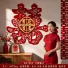 'Xi' Caractere Adesivo de Porta Suprimentos de Casamento Conjunto Completo Decoração do Quarto da Noiva Arranjo de Casamento Celebração de Casamento no Quarto Adesivo Grande de Caractere 'Xi' para Porta Principal