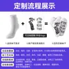 Procesamiento OEM Personalizado de Lotes Pequeños de Calcetines Apilados, Calcetines de Media Pantorrilla de Algodón Puro Anti-Pilling Estilo Ins Retro Japonés, Personalización de Muestras