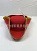 Sombrero Triángulo de Encaje Dorado con Plumas de Avestruz y Velcro para Halloween, Danza, Fiesta de Carnaval, Fieltro, Sombrero de Piratas del Caribe