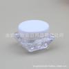 Caja Transparente de Crema Facial de Diamante 3g Caja de Empaque para Crema Facial Botella Botella de Muestra de Aceite Facial 3ml Botella de Polvo con Brillo