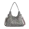 Bolsa de ombro fashion de grande capacidade estilo coreano, bolsa tote retrô versátil, bolsa de mão casual de nicho para o dia a dia