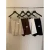 THE LIMON Té Verde Limón Estilo Old Money Cintura Alta Línea A Adelgazantes Sueltos Pierna Ancha Tencel Lino Shorts Casuales para Mujer